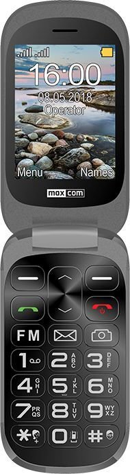 Maxcom MM 825 Dual Sim Black цена и информация | Telefonid | hansapost.ee