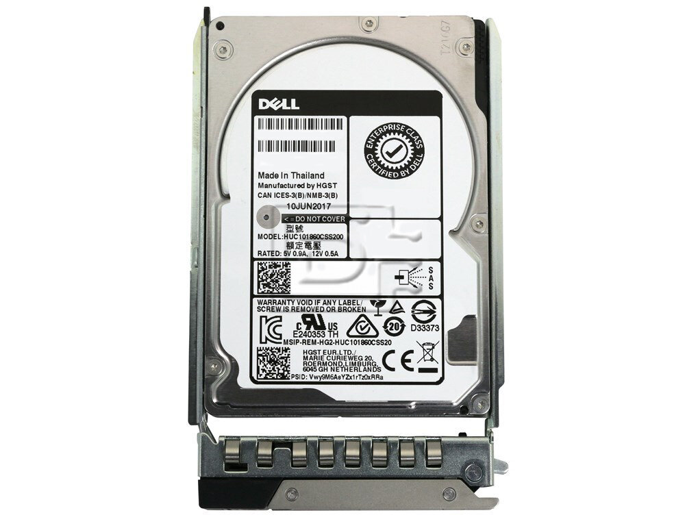 Dell Server HDD 2.5" 1.2TB Hot-swap, SAS, 12 Gbit/s, 512n, (PowerEdge 14G: R240,R340,R440,R640,R740,R740XD) цена и информация | Sisemised kõvakettad | hansapost.ee