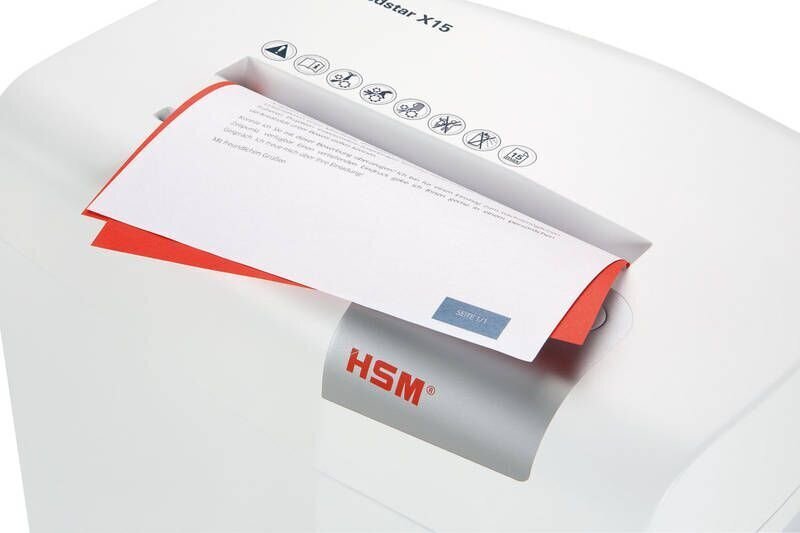 HSM shredstar X15, valge цена и информация | Paberihundid ja dokumendipurustajad | hansapost.ee