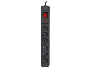 Armac Surge Protector Multi M6 10m must цена и информация | Бытовые удлинители | hansapost.ee