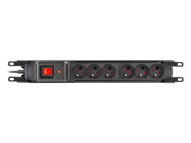 Armac Ülepingekaitse Power Strip rack 19 tolli. M6 5m 6x230v must M6 / 50 / R / CZ цена и информация | Pikendusjuhtmed | hansapost.ee