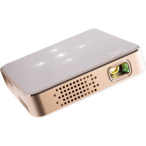 Kodak Portable Series Luma 350 RODPJS350WH WVGA (854x480), 50 ANSI lumens, 3500:1, White/Gold, Wi-Fi цена и информация | Projektorid | hansapost.ee