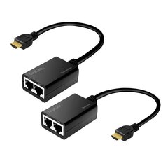 HDMI EXtender up to 30m, 1080p/60Hz, 0.3m hind ja info | USB adapterid ja jagajad | hansapost.ee