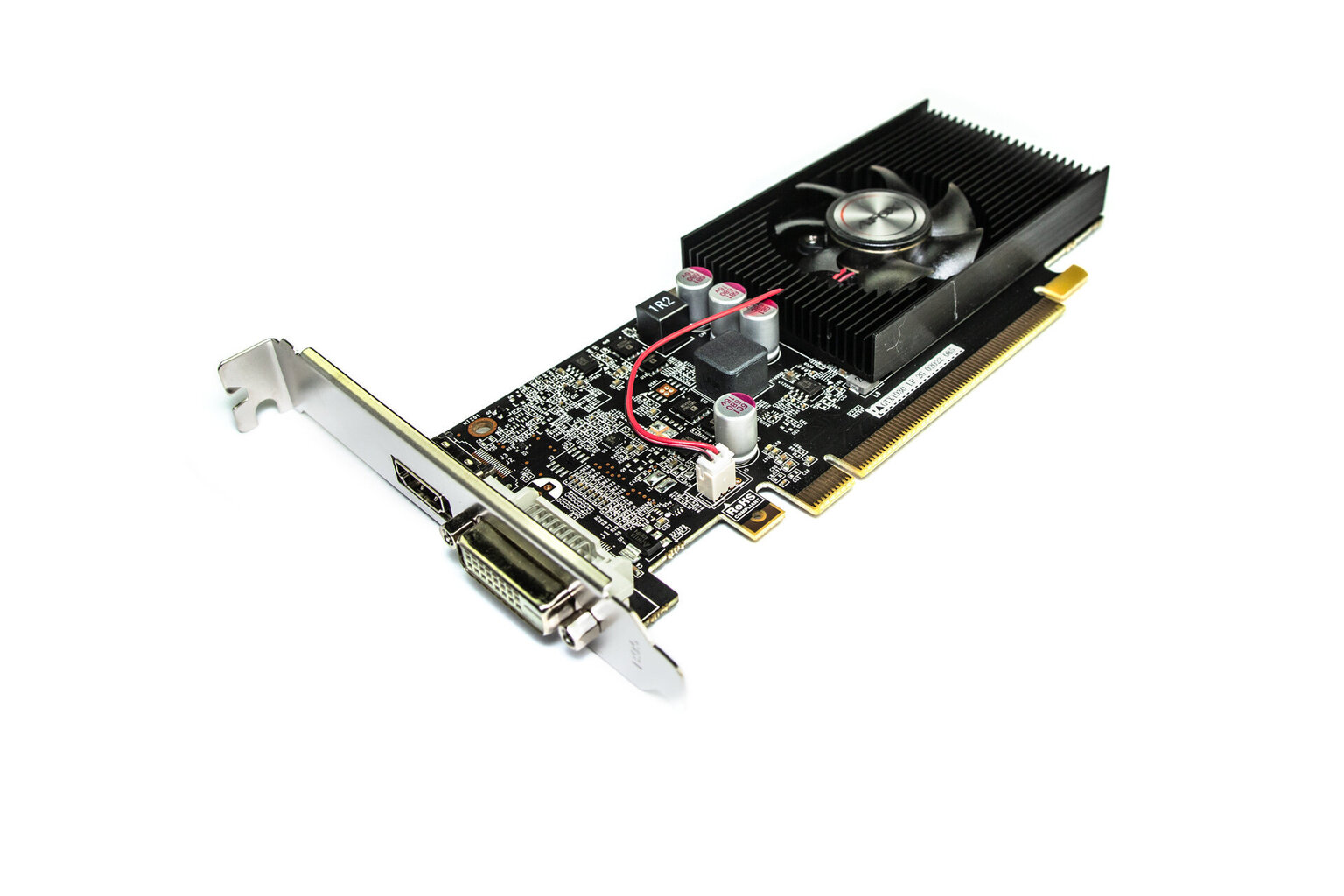 AFOX Geforce GT1030 2GB GDDR5 64Bit DVI HDMI LP Single Fan L7 AF1030-2048D5L7 цена и информация | Videokaardid | hansapost.ee