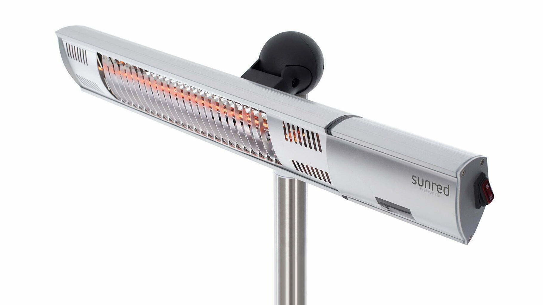 SUNRED Heater RD-SILVER-2000S, Ultra Standing Infrared, 2000 W, Silver цена и информация | Küttekehad | hansapost.ee