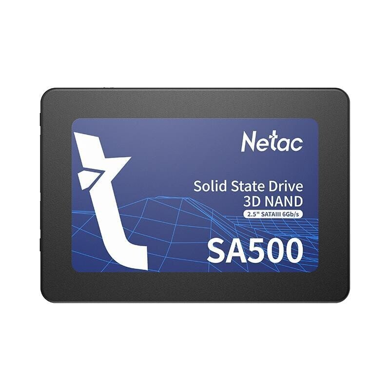 SSD|NETAC|SA500|240GB|SATA 3.0|3D NAND|Kirjutuskiirus 450 MBait/s|Lugemiskiirus 520 MBait/s|2,5"|TBW 120 TB|MTBF 1500000 tundi|NT01SA500-240-S3X цена и информация | Sisemised kõvakettad | hansapost.ee