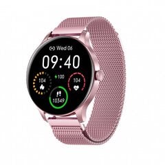 Стильные смарт-часы из стали розового цвета Garett Electronics  цена и информация | Смарт-часы (smartwatch) | hansapost.ee