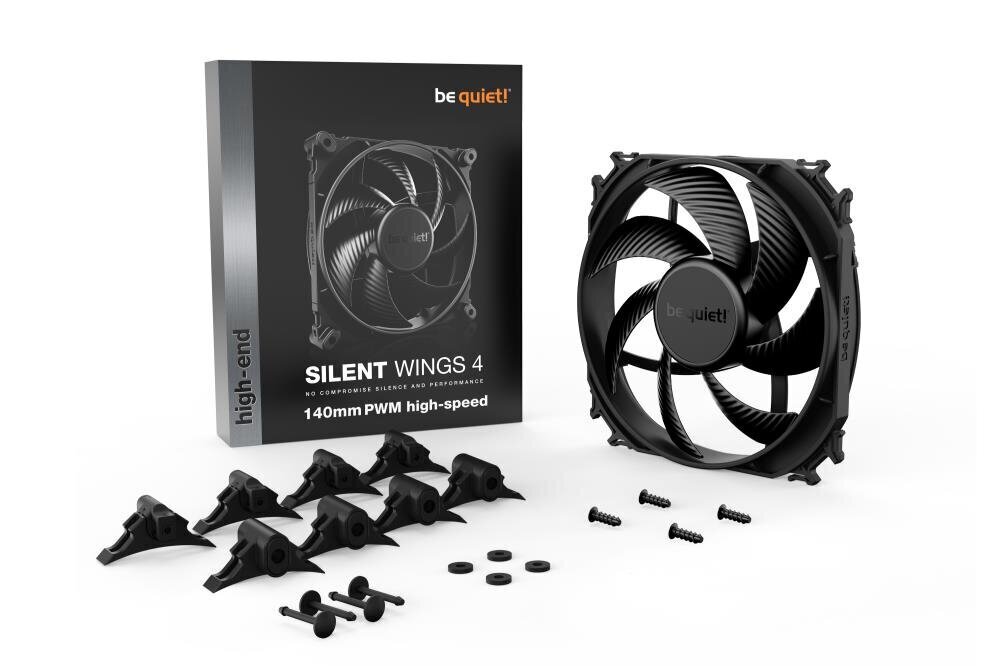 Be quiet! Silent Wings 4 140mm PWM high-speed цена и информация | Arvuti ventilaatorid | hansapost.ee