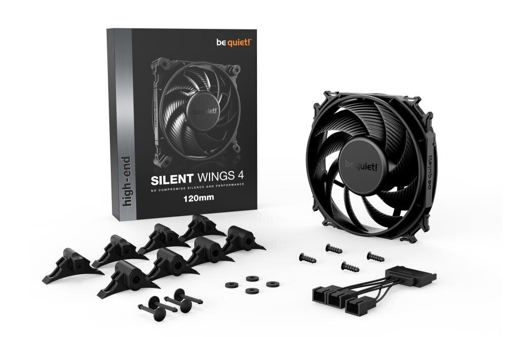 Be quiet! Silent Wings 4 120mm Case Fan BL092 hind ja info | Arvuti ventilaatorid | hansapost.ee