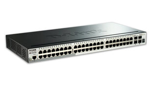 Сетевой коммутатор D-Link DGS-1510-52X/E Управляемый L3 Gigabit Ethernet (10/100/1000) 1U Черный цена и информация | Коммутаторы (Switch) | hansapost.ee