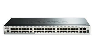 Сетевой коммутатор D-Link DGS-1510-52X/E Управляемый L3 Gigabit Ethernet (10/100/1000) 1U Черный цена и информация | Коммутаторы (Switch) | hansapost.ee