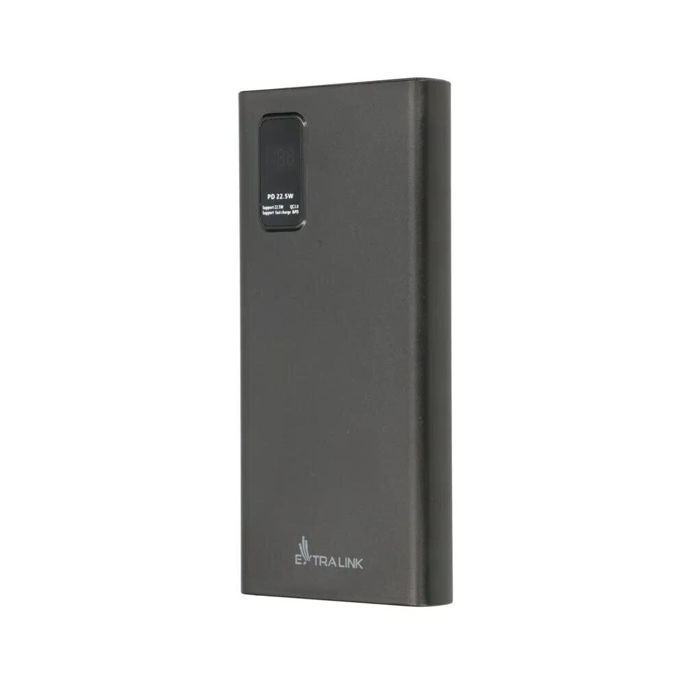 Extralink powerbank EPB-067B 10000mAh fast charging black цена и информация | Akupangad | hansapost.ee