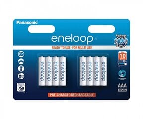 Батарейки PANASONIC Eneloop AAA 780 мАч, 8 шт. цена и информация | Батарейки | hansapost.ee