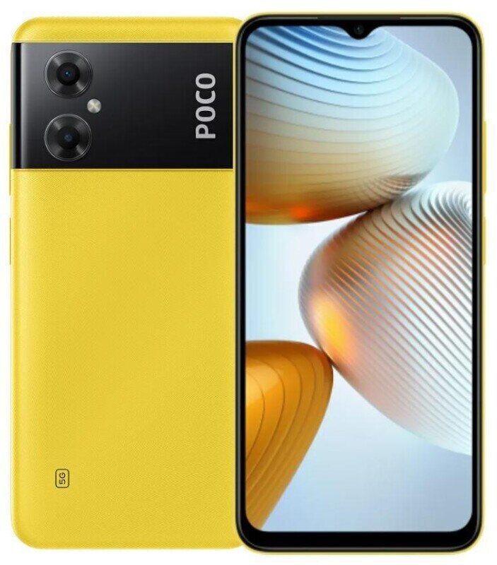 Poco M4 5G 6/128GB MZB0BF7EU Yellow цена и информация | Telefonid | hansapost.ee