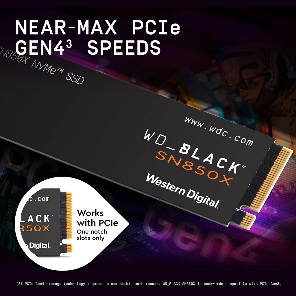 WD Black Western Digital SN850X NVMe SSD M.2 4TB hind ja info | Sisemised kõvakettad | hansapost.ee