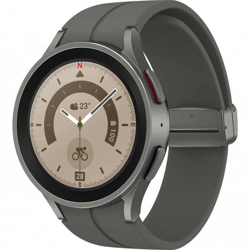 Samsung Galaxy Watch 5 Pro (BT,45 mm), Titanium SM-R920NZTAEUE hind ja info | Nutikellad, laste nutikellad | hansapost.ee