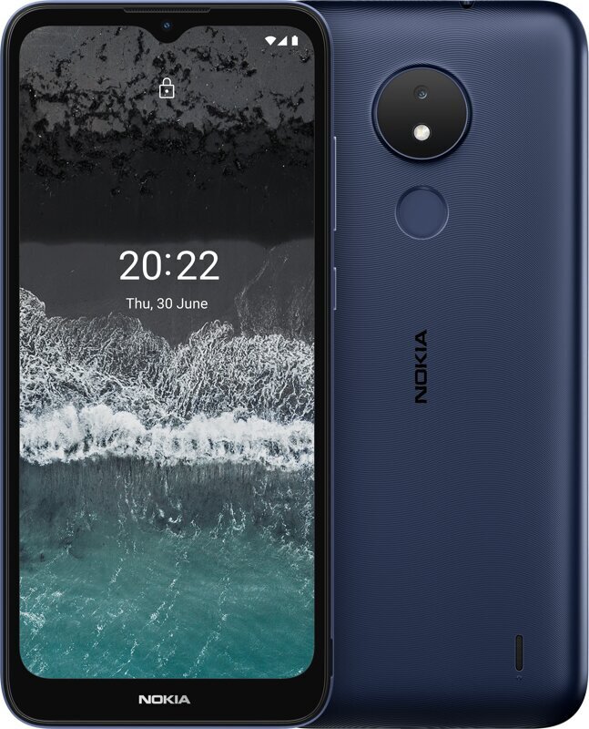 Nokia C21, 32 GB, Dual SIM, Dark Blue цена и информация | Telefonid | hansapost.ee