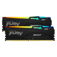 Kingston Fury Beast RGB 32 Kit 16GBx2 цена и информация | Объём памяти | hansapost.ee