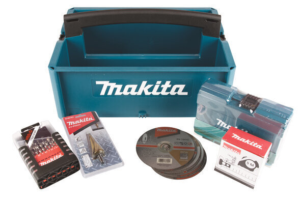 Makpac metallist tarvikute komplekt tööriistakastiga nr.1 Makita P-84012 hind ja info | Käsitööriistad | hansapost.ee