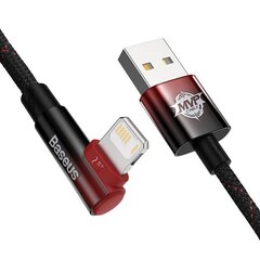 Baseus MVP 2 Lightning 1m 20W cable - (black-red) hind ja info | Mobiiltelefonide kaablid | hansapost.ee