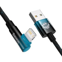 Baseus MVP 2 Lightning 1m 20W cable - (black-blue) hind ja info | Mobiiltelefonide kaablid | hansapost.ee