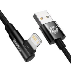 Baseus MVP 2 Lightning 2m 20W cable - (black) hind ja info | Mobiiltelefonide kaablid | hansapost.ee