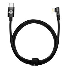 Baseus USB-C to Lightning MVP 20W 1m Cable (Black) hind ja info | Mobiiltelefonide kaablid | hansapost.ee