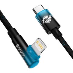 Baseus USB-C to Lightning MVP 20Вт 1м Cable (Black-blue) цена и информация | Кабели для телефонов | hansapost.ee