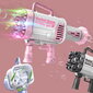 Riff Rocket Bazooka 64 auguga seebimullipüstol pudelihoidjaga siseruumides peo- ja välimängude jaoks, roosa цена и информация | Ranna- ja õuemänguasjad | hansapost.ee