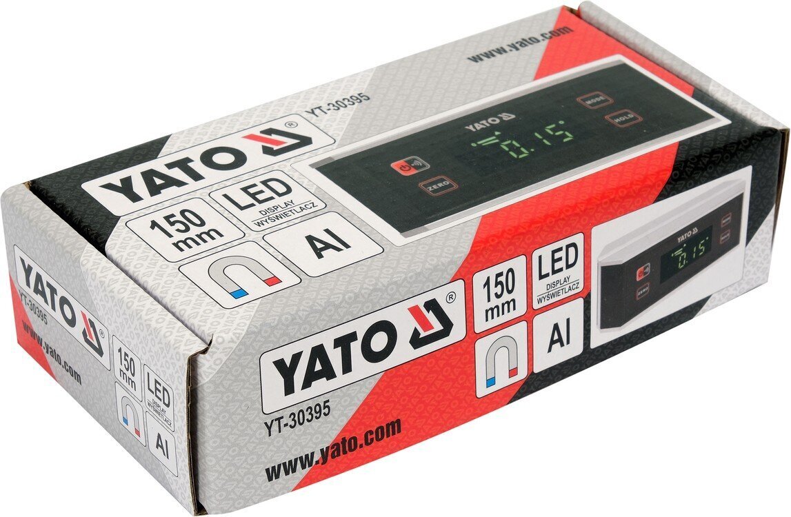 Elektrooniline vesilood, magnetiline 150mm, Yato (YT-30395) hind ja info | Käsitööriistad | hansapost.ee