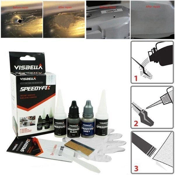 Visbella Speedy-Fix liimikomplekt: täide ja liim 20ml + 20 ml цена и информация | Lisatarvikud | hansapost.ee