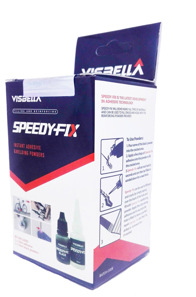Visbella Speedy-Fix liimikomplekt: täide ja liim 10ml + 10 ml цена и информация | Lisatarvikud | hansapost.ee