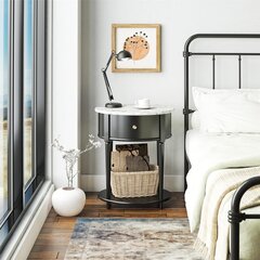 Прикроватная тумба Dorel Home, черный цвет цена и информация | Dorel Home Мебель для спальни | hansapost.ee