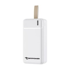 Akupank BeePower BP-30 30000mAh Mega Power Bank laadija 2x USB 2.1A Max väljund / USB-C mikrosisend valge hind ja info | BeePower Mobiiltelefonid ja lisatarvikud | hansapost.ee