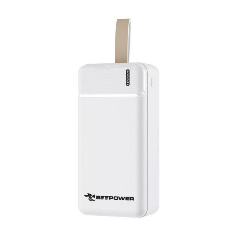 Akupank BeePower BP-30 30000mAh Mega Power Bank laadija 2x USB 2.1A Max väljund / USB-C mikrosisend valge цена и информация | Akupangad | hansapost.ee