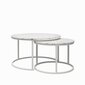 CosmoLiving Amelia Nesting Coffee Tables, Terrazzo hind ja info | Diivanilauad | hansapost.ee