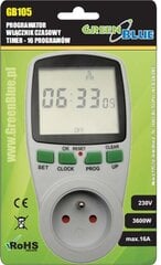 GreenBlue GB105 automaatne pöördetaimer hind ja info | Taimeriga pistikud ja termostaadid | hansapost.ee