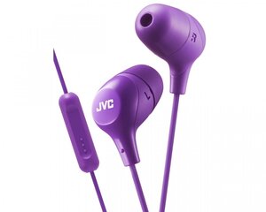 JVC HA-FX38M-P-E Marshmallow наушники с пультом и микрофоном фиолетовый цена и информация | Наушники | hansapost.ee