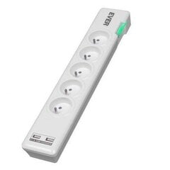 EVER Защитная планка ELITE USB T / LZ11-ELI015 / 0000 цена и информация | Удлинители | hansapost.ee