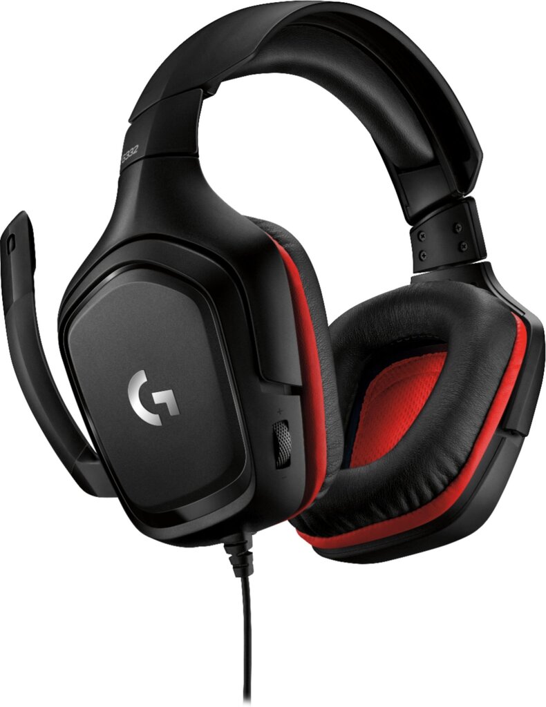 Logitech G332 Black Red hind ja info | Kõrvaklapid | hansapost.ee