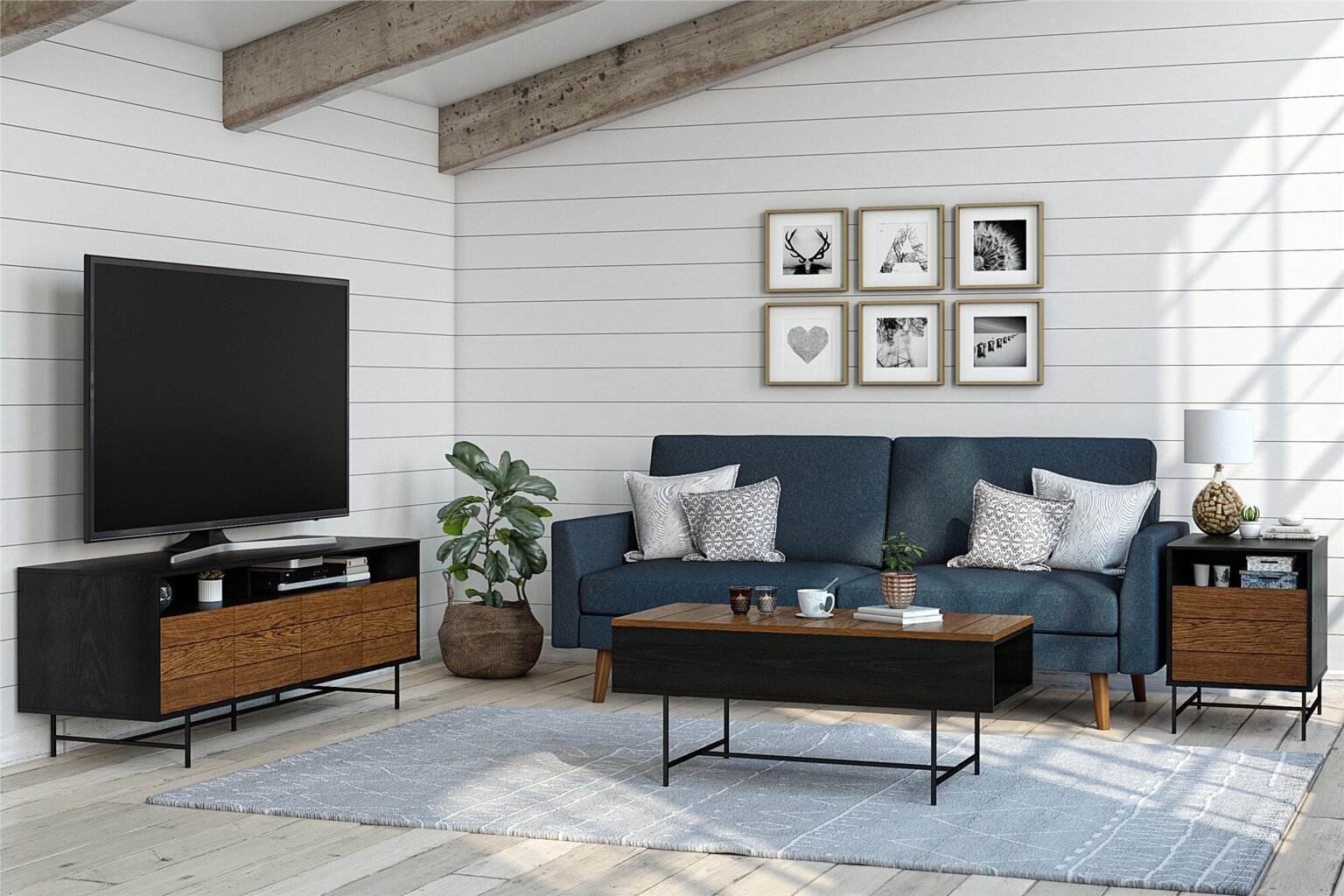 TV-laud Dorel Home Reznor, pruun hind ja info | Televiisori alused | hansapost.ee