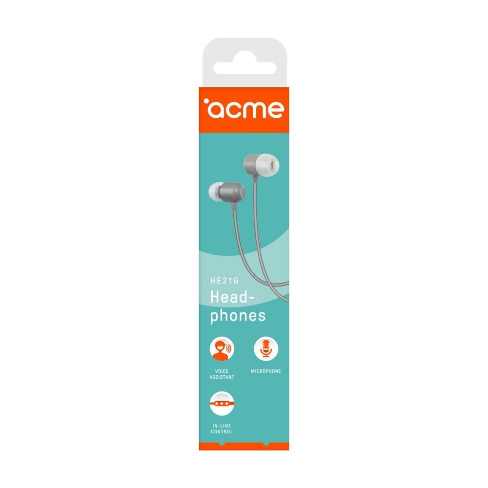 Acme HE21G, grey hind ja info | Kõrvaklapid | hansapost.ee