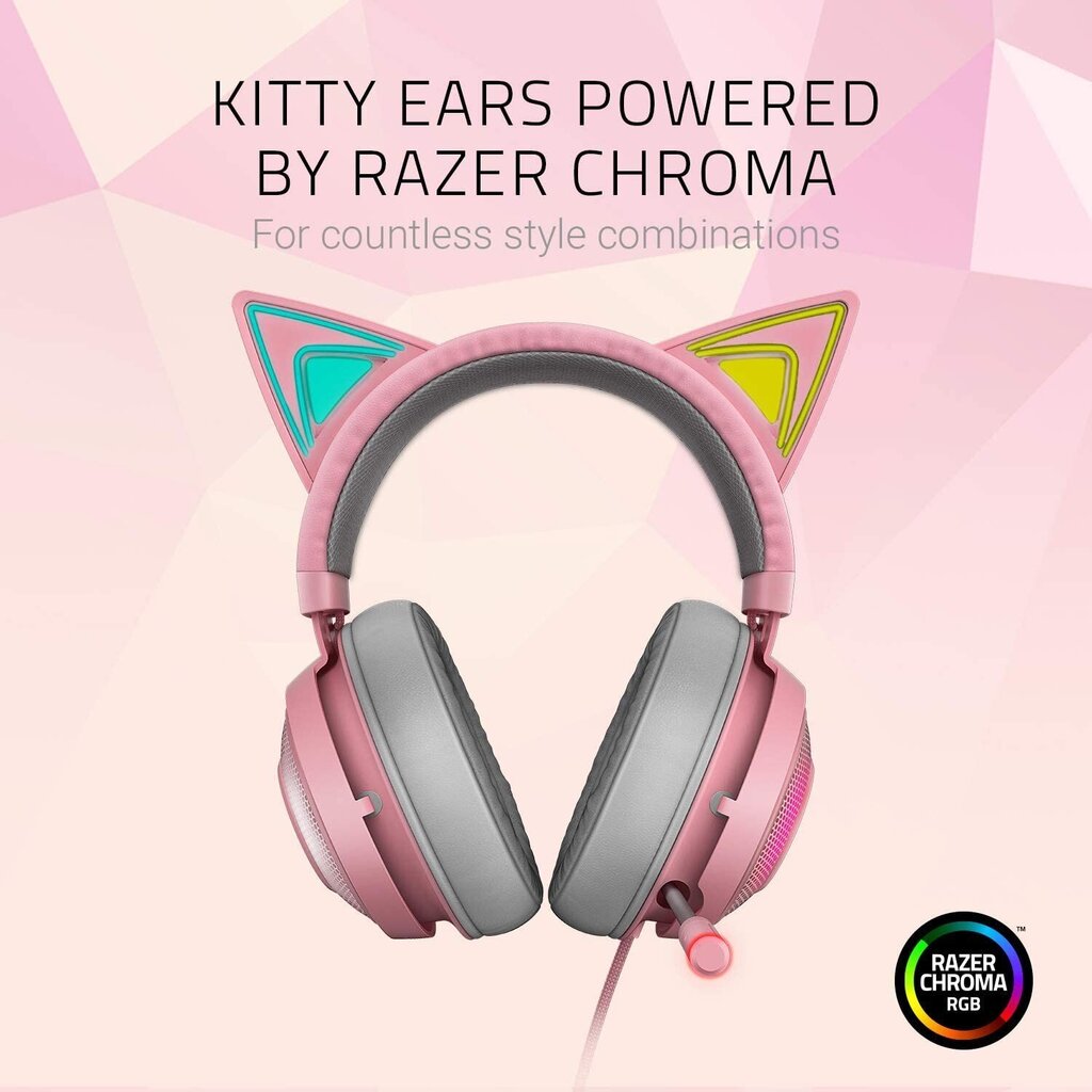 Razer Kraken Kitty Pink RZ04-02980200-R3M1 hind ja info | Kõrvaklapid | hansapost.ee