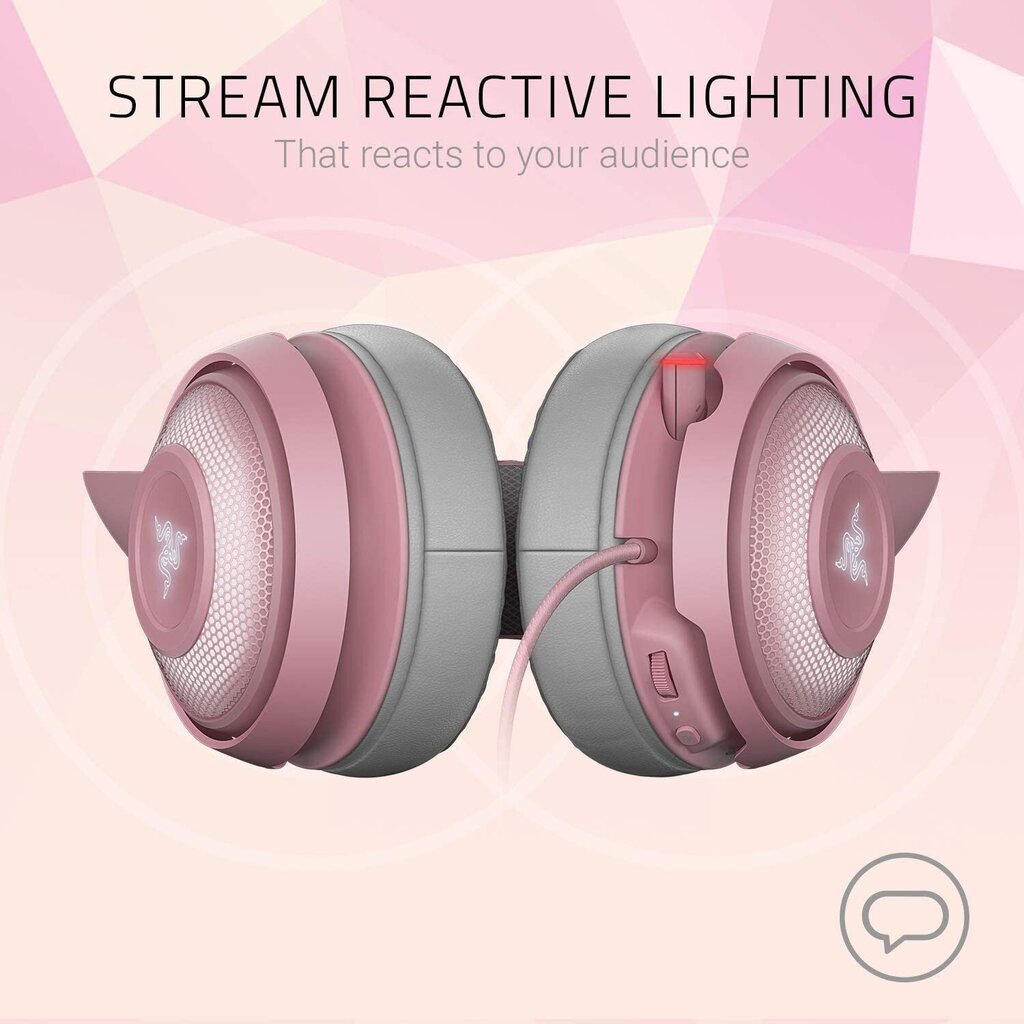 Razer Kraken Kitty Pink RZ04-02980200-R3M1 цена и информация | Kõrvaklapid | hansapost.ee