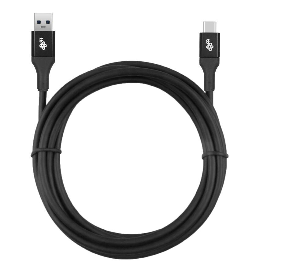 TB Kaabel USB 3.0-USB C 2m PREMIUM 3A must TPE цена и информация | Mobiiltelefonide kaablid | hansapost.ee