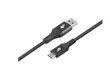 TB Kaabel USB 3.0-USB C 2m PREMIUM 3A must TPE hind ja info | Mobiiltelefonide kaablid | hansapost.ee