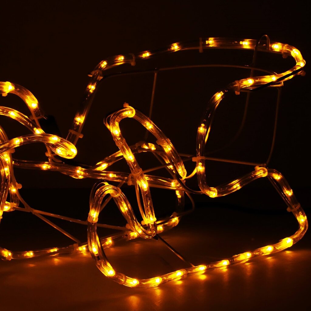LED dekoratsioon Hirv kelguga цена и информация | Jõulutuled | hansapost.ee
