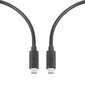 TB TB kaabel USB C-USB C 1m 100W 5Gbps must hind ja info | Mobiiltelefonide kaablid | hansapost.ee