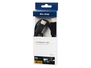 Kabelis HDMI - DisplayPort, 1.8m цена и информация | Кабели и провода | hansapost.ee