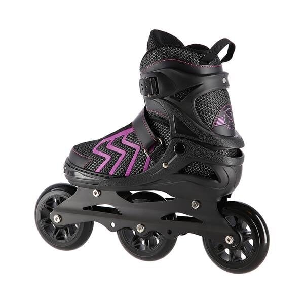 NA19318 BLACK-VIOLET SIZE L (39-42) IN-LINE SKATES NILS EXTREME hind ja info | Rulluisud ja tarvikud | hansapost.ee